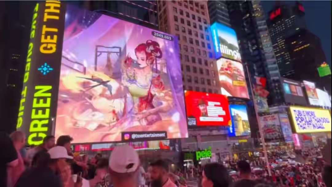 【资讯】芈月新皮肤惊现纽约时代广场,投屏广告巨便宜,老外的评论亮游戏攻略_手游下载 第1张 【资讯】芈月新皮肤惊现纽约时代广场,投屏广告巨便宜,老外的评论亮游戏攻略_手游下载 第1张