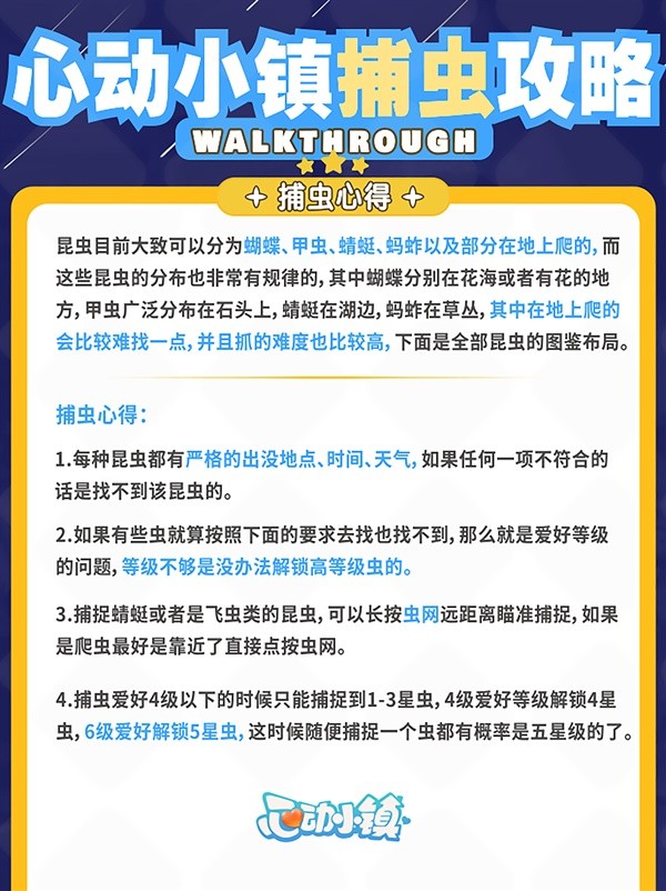 【快爆攻略】《心动小镇》全昆虫出没时间与地点汇总游戏攻略_手游下载 第6张 【快爆攻略】《心动小镇》全昆虫出没时间与地点汇总游戏攻略_手游下载 第6张