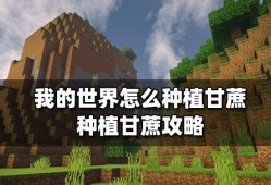 【MC爆肝组实习】我的世界怎么种植甘蔗？游戏攻略_手游下载