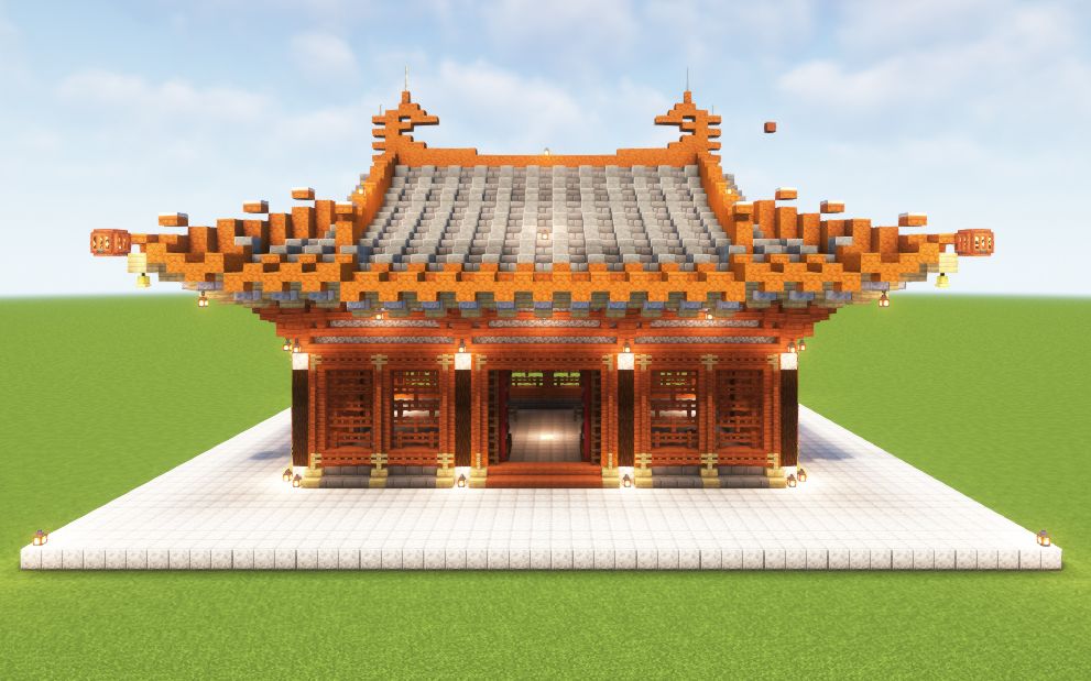 我的世界建筑教程古风木屋_我的世界建筑教程古风木屋简单  第1张