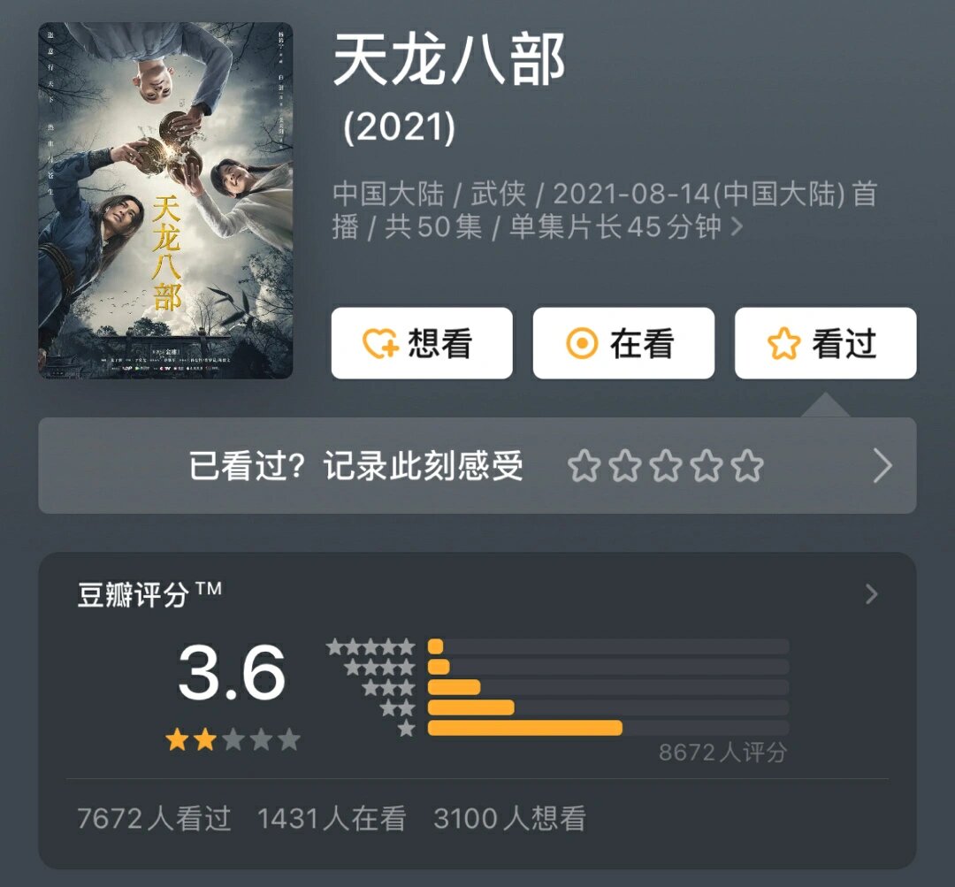 2021年新天龙八部电视剧_2021新天龙八部电视剧演员表  第1张
