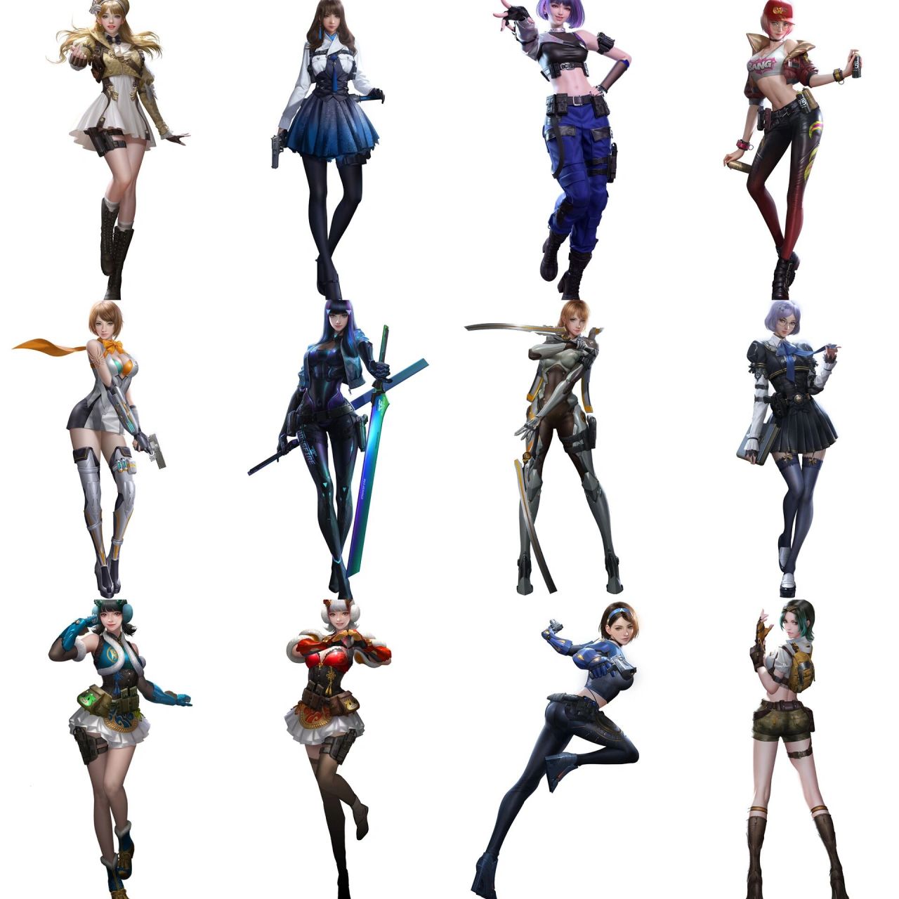 穿越火线女角色去掉所有服装不遮挡设计图片的简单介绍  第2张